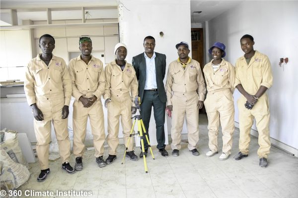 Carpentry team doing renovation