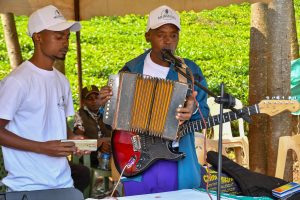 The Murayas performing at the event