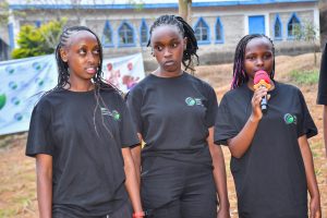 Students at the event