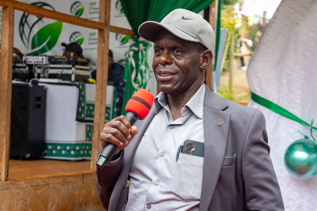 Joseph Kiptoo Ng’etich at the Cha Mama launch.