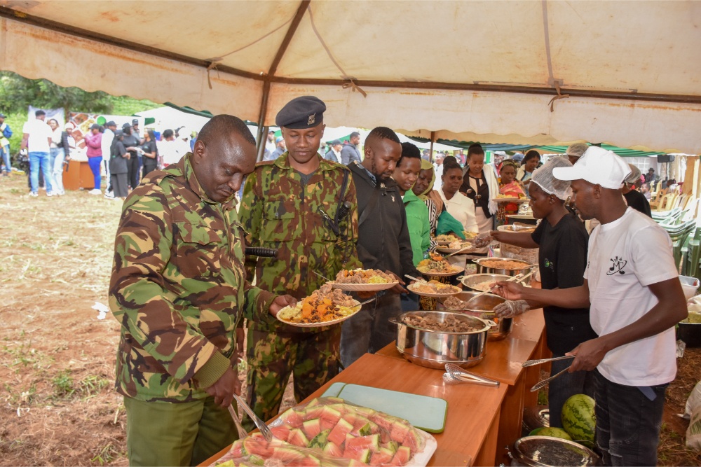 Food and fellowship during the Murayas Musical Talent Upscaling event